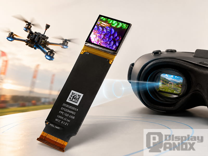 1.03 inch micro oled display fpv drone goggles