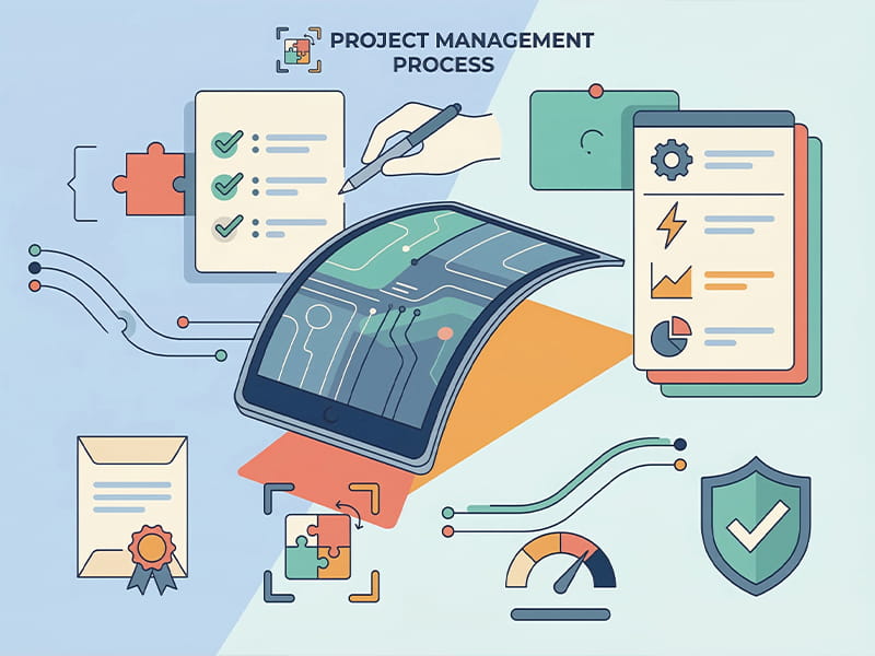 flexible amoled project evaluation illustration