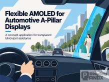 Flexible AMOLED Displays for Automotive A-Pillars and Curved Interiors