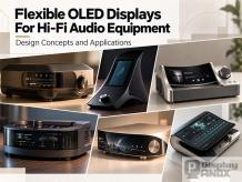 Flexible OLED Displays for High-End Hi-Fi Audio Equipment: Design Concepts and Applications