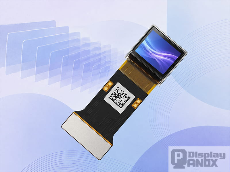 0.5 inch 1600x1200 Micro OLED display module for 120Hz high refresh rate near-eye display applications