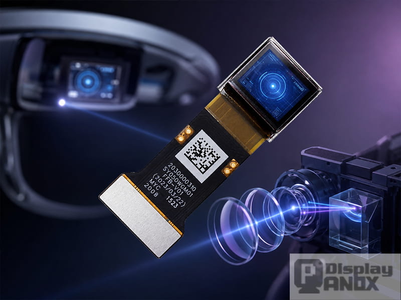 0.5 inch Micro OLED display module for AR near-eye optical engine and compact projection applications.