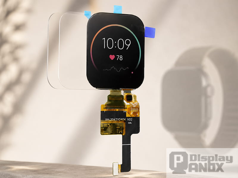 2.04 inch amoled on cell touch display for wearables