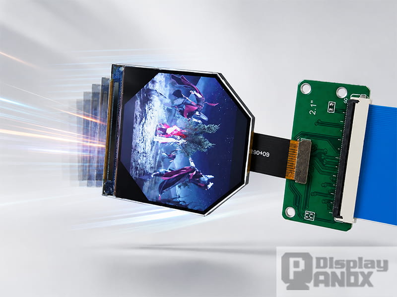 2.1 inch 90Hz LCD display for VR with HDMI board, designed for fast refresh and smooth motion display applications.