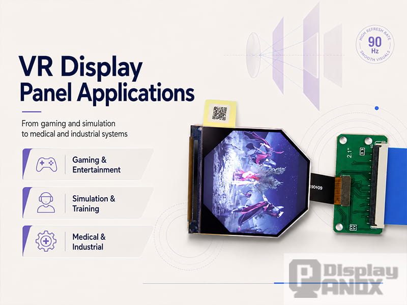2.1 inch LCD 90Hz VR display module with HDMI board for gaming, training and medical applications