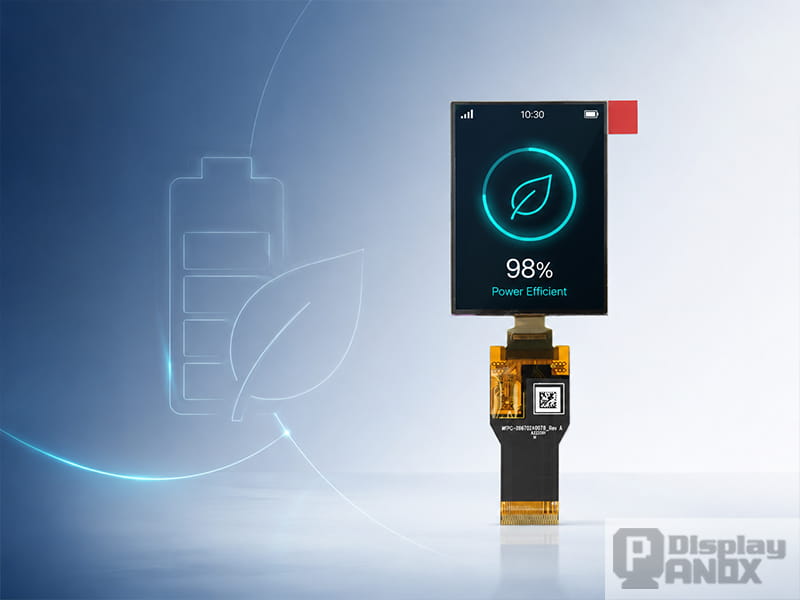 2.4-inch color OLED display module with low-consumption power efficiency interface