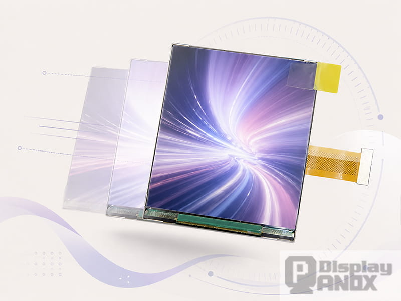 3.5 inch 90Hz LCD display panel for VR, showing fast response performance and motion clarity for high-speed display applications.