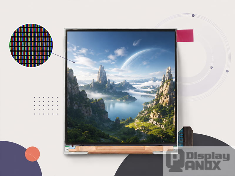 3 inch 720x720 TFT-LCD MIPI display panel for VR and near-eye optical evaluation