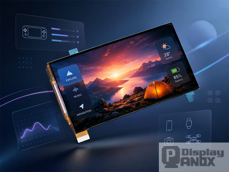 5.5 inch full color OLED 1920x1080 MIPI touch display module with portable device interface for mobile and handheld display applications