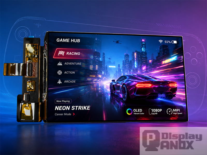 7 inch amoled handheld gaming display panel.