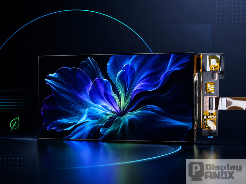 7-inch AMOLED OLED display module showing vivid color and deep black performance