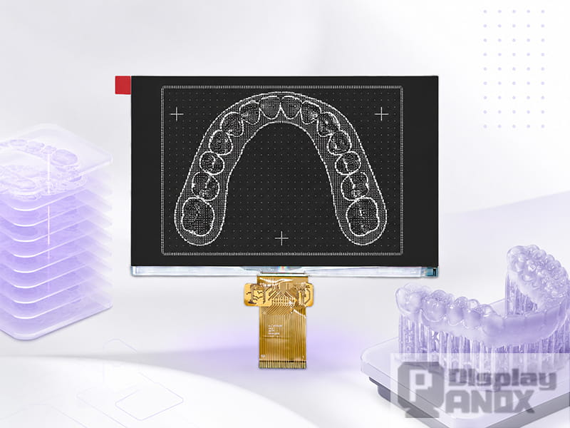 8.9-inch monochrome LTPS TFT-LCD panel for dental model and dental lab resin 3D printing applications