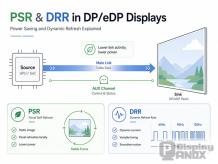 Panel Self Refresh and Dynamic Refresh Rate in DP/eDP Displays