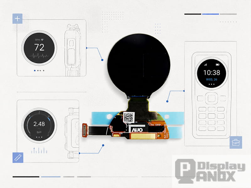 1.2 inch round OLED display module for medical, instrument and portable device applications
