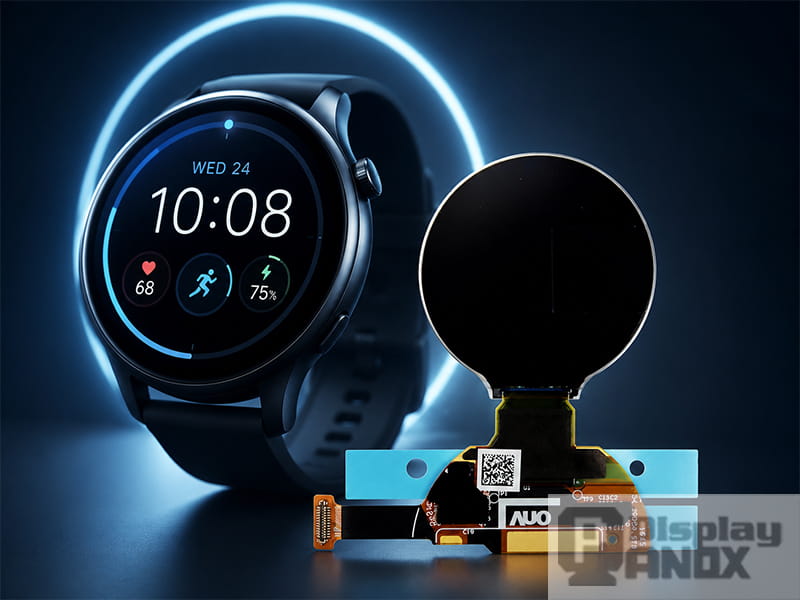 1.2 inch round OLED display module for wearable smartwatch design