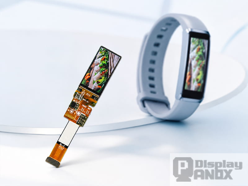 0.95 inch OLED on-cell touch display module for wearable bracelet and smart band design