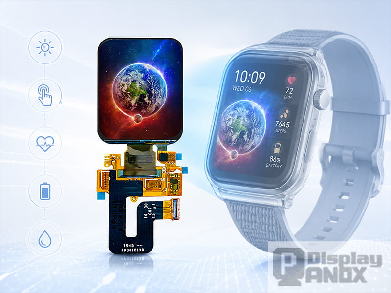 1.78 inch OLED on-cell touch display module showing why display quality matters for smartwatch design